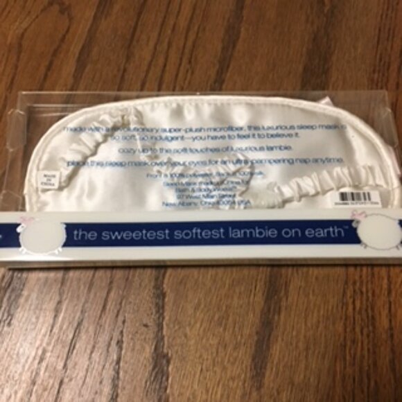 RARE Vintage Bath & Body  Works "lambie" Sleep Mask  NEW-NEVER BEEN OPEN - Picture 4 of 8